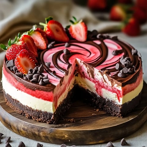 Cheesecake Fraise Choco Tourbillon