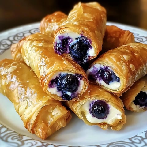 Rouleaux Myrtilles Fromage