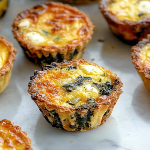 Mini quiches moelleuses sans pâte
