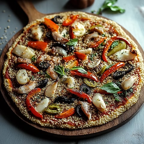 La pizza quinoa légumes lapin