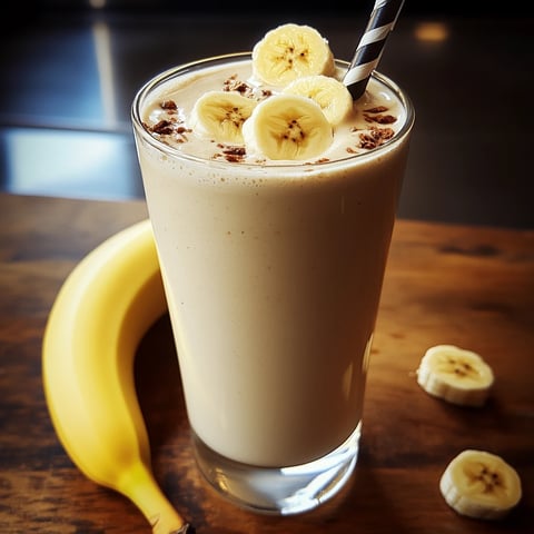 Milkshake crémeux à la banane
