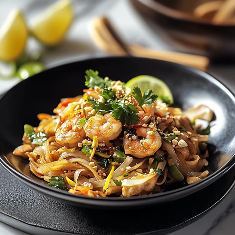 Plat Pad Thaï Paléo simple