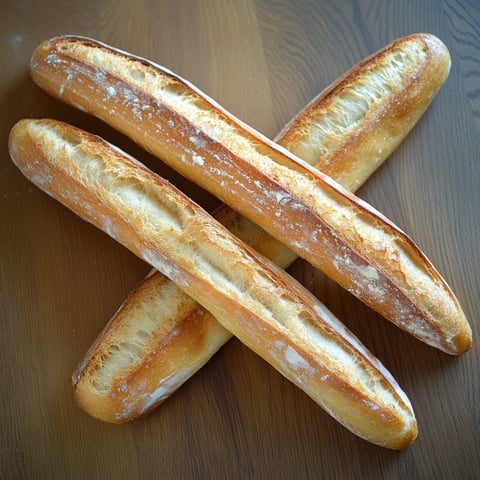 Baguette dorée facile maison