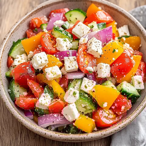 Salade grecque classique et facile