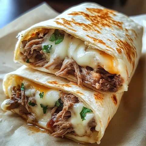 Wrap Cheesesteak Savoureux