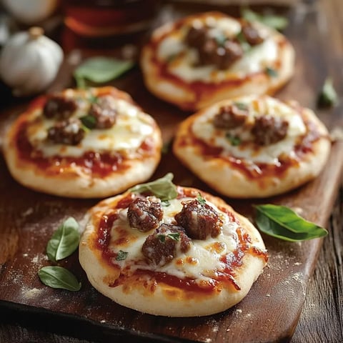 Mini-Pizzas aux Boulettes