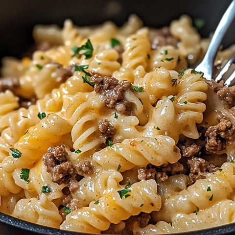 Pâtes au Boeuf et Fromage Ranch