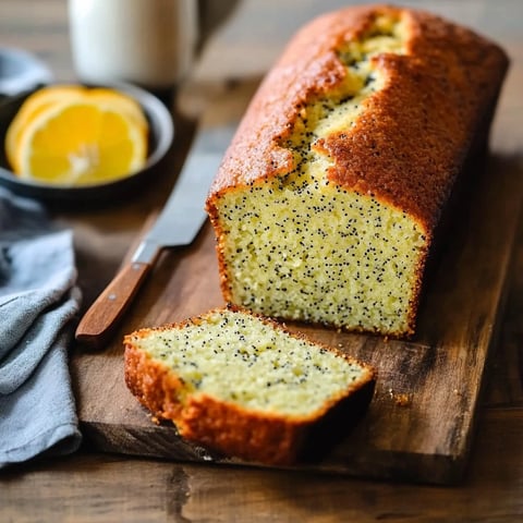 Gâteau yaourt orange pavot