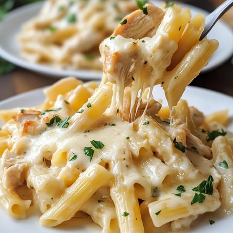 Pâtes Crémeuses au Poulet