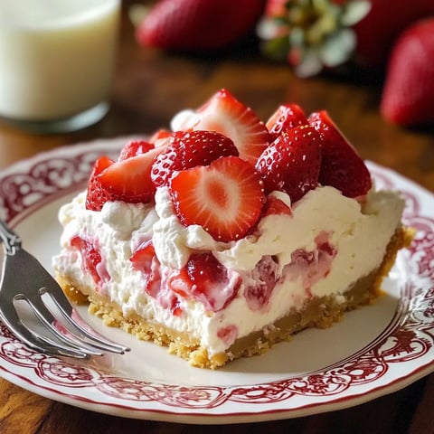 Cheesecake frais aux fraises