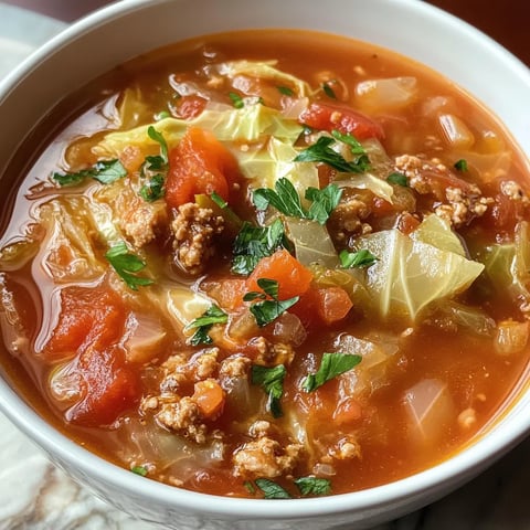 Soupe réconfortante au chou et boeuf