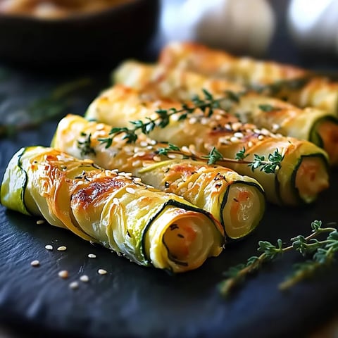 Cigares de Courgette au Chèvre