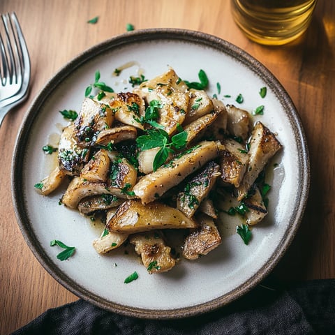 Pleurotes sautés à la poêle