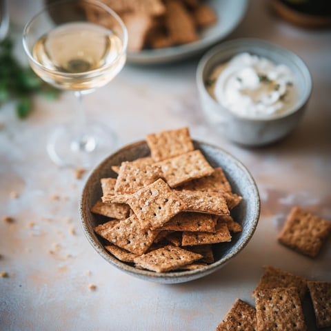 Biscuits aux graines variées pour l'apéro