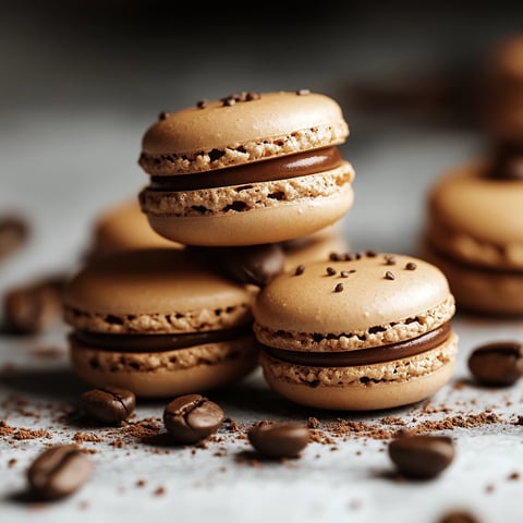 Macarons au Moka