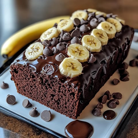 Une baguette de chocolat avec des bananes et des noix de cacao.