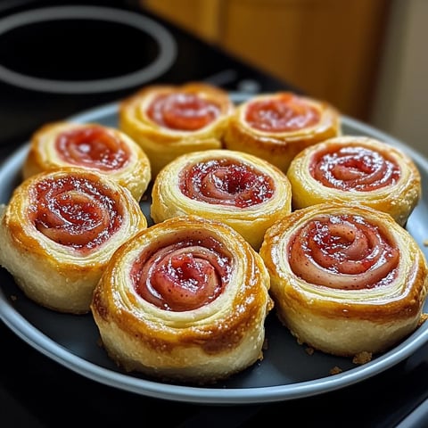 Une plaque de métal avec des pains au chocolat.