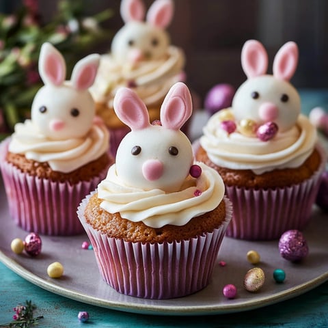Cupcakes lapin de Pâques