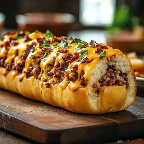 Un sandwich de porc avec des légumes et une sauce.