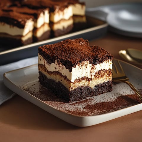 Une portion de gâteau de chocolat avec des crumbles de chocolat dessus.