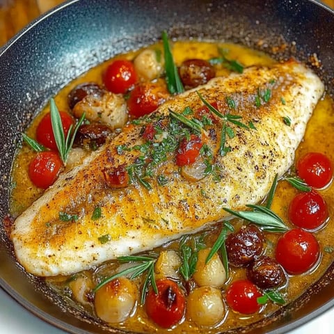 Une poisson fumé dans un bol avec des tomates et des oignons.