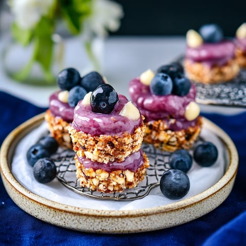 Douceurs glacées aux myrtilles