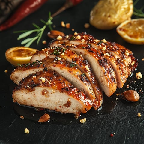 Poulet miel moutarde