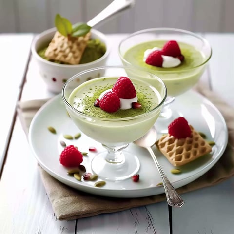 A plate of food with a fork and spoon on it.