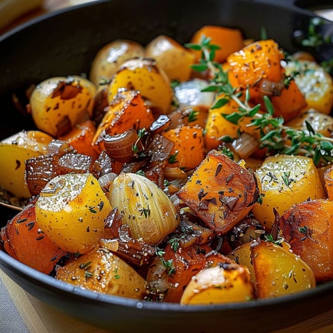 A bowl of food with onions and carrots.
