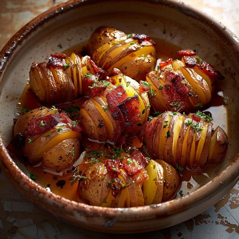 A bowl of food with the word "Pommes de terre lard fumé" on it.