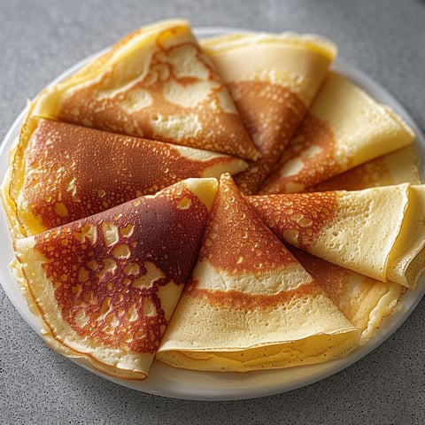 A plate of crêpes inratables Cyril Lignac.